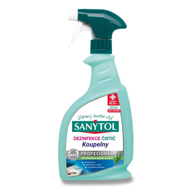 Sanytol čistič koupelny 750ml HCAAP 